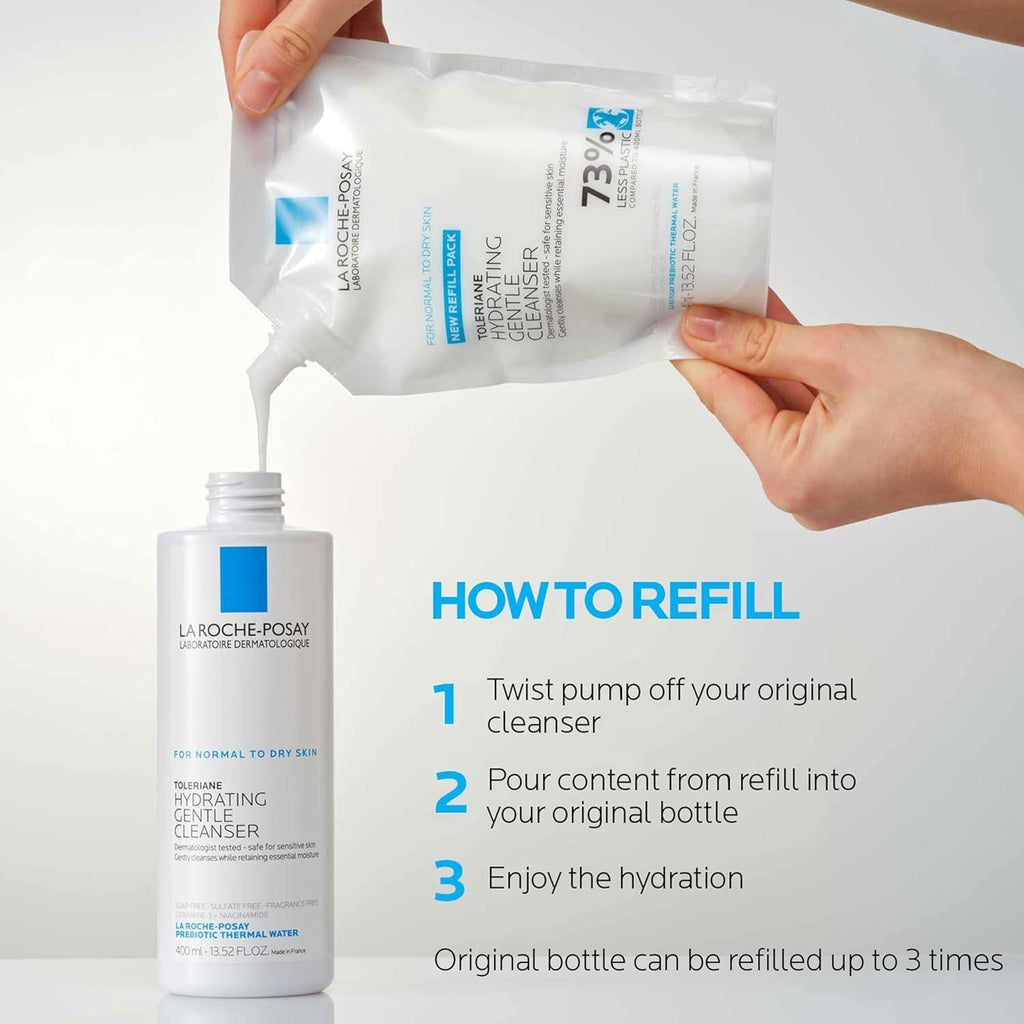 La Roche-Posay Toleriane Hydrating Cleanser for Dry to Normal Skin
