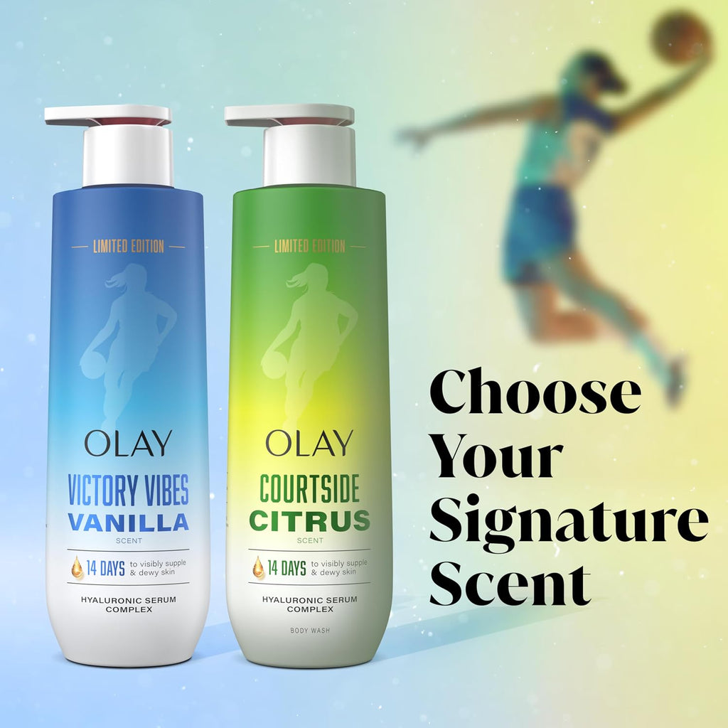 Olay | Body Wash Niacinamide Hyaluronic Acid Pro-Glycerin Vanilla Coconut Jasmine Limited Edition — 20 fl oz