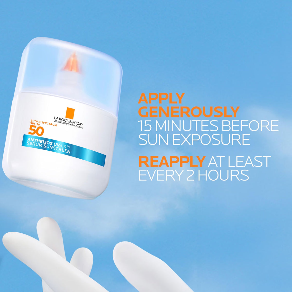 Anthelios UVAir™ Sunscreen Serum SPF 50 by La Roche-Posay — 50ml (1.69 fl oz)