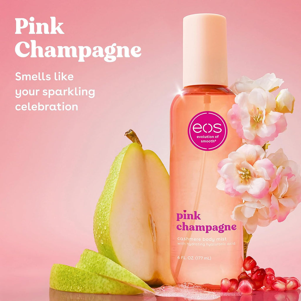 eos | Pink Champagne Body Mist Hyaluronic Acid — 6 fl oz