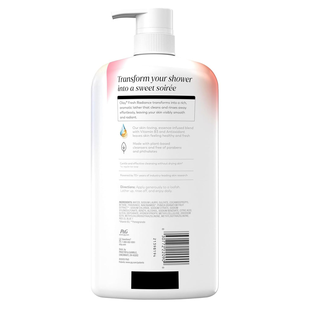 White bottle with pump and text on a white background