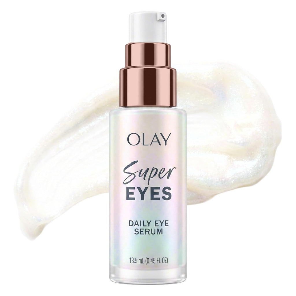 Olay | Super Serum 5-in-1 Eye Serum Vitamin C Caffeine Niacinamide Amino Peptide Aloe Vera Dark Circles Puffiness