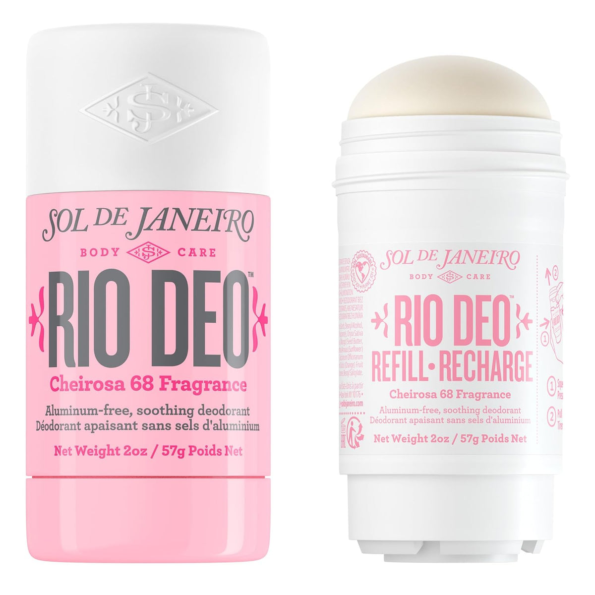 Sol de Janeiro | Deodorant Refill Cheirosa 68 Jasmine — 4 oz
