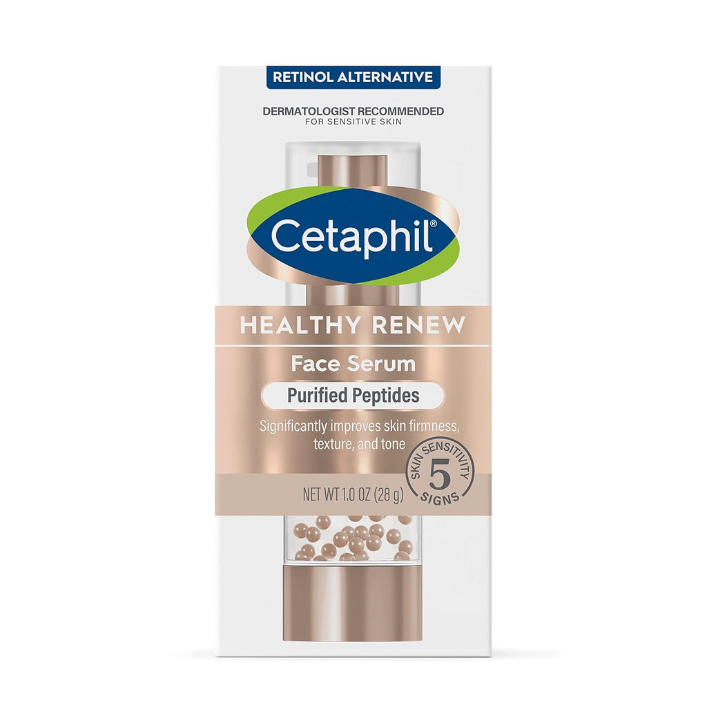 Cetaphil Healthy Renew Face Serum packaging on a white background