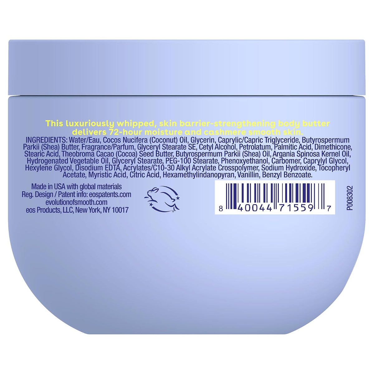 eos | Vanilla Cashmere Whipped Oil Body Butter Shea Butter — 12 fl oz