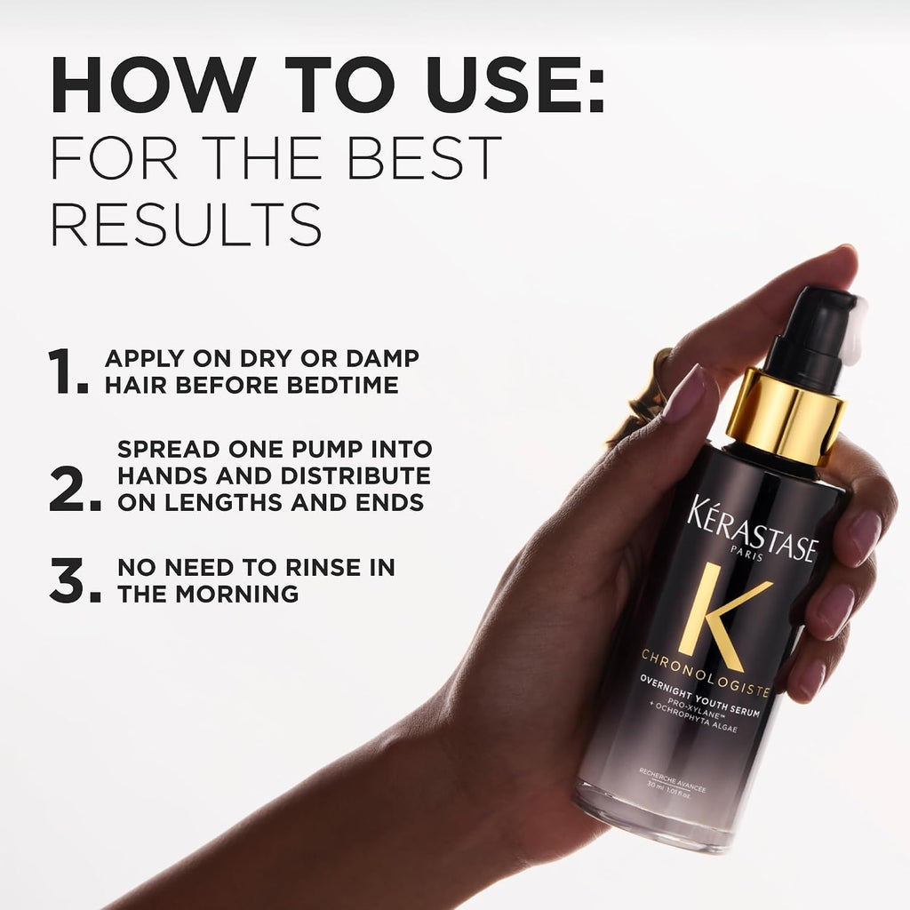 Kérastase | Overnight Hydrating Serum for Aging Hair — 30 ml (1 fl oz)