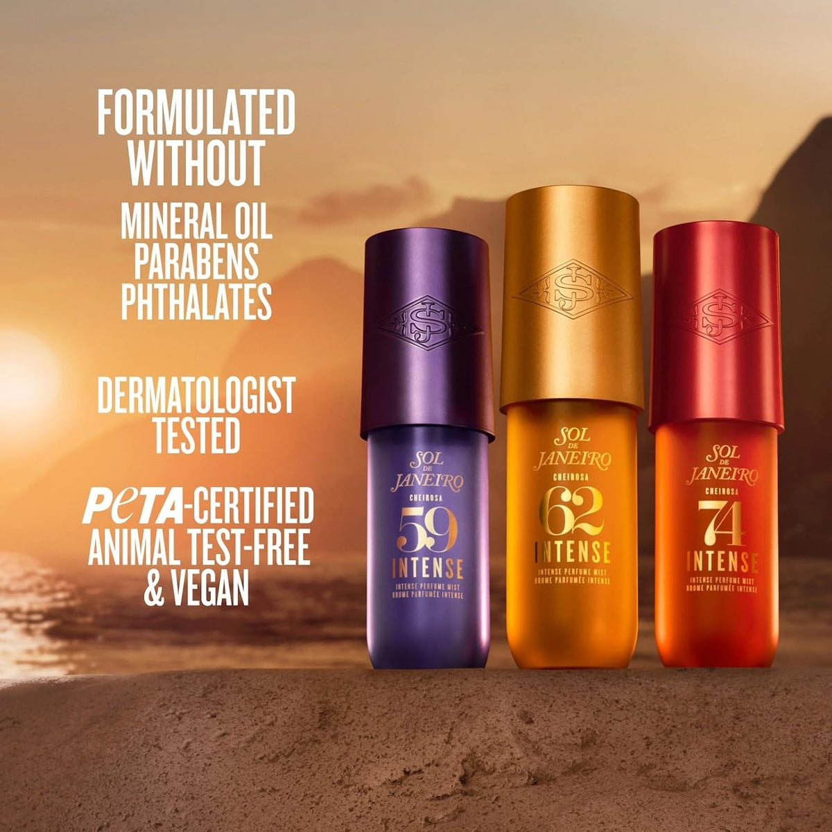 Sol de Janeiro | Cheirosa 59, 62 & 74 Intense Perfume Mist Trio