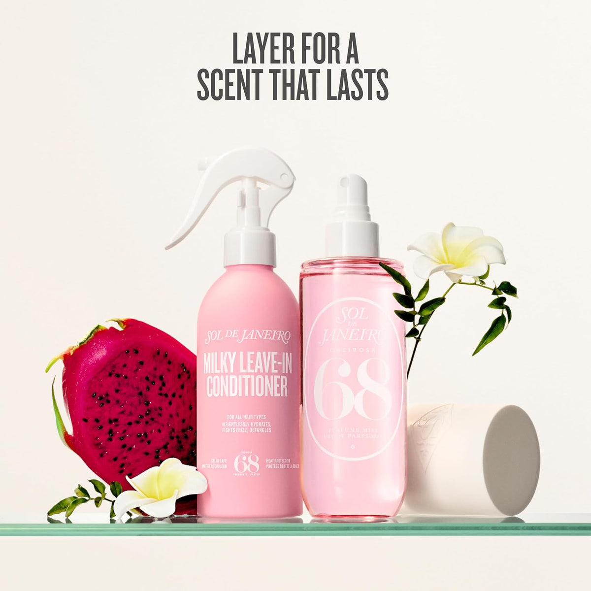 Sol de Janeiro | Milky Leave-In Conditioner & Hair and Body Perfume Mist Duo Cheirosa 68