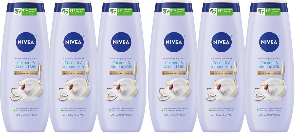 NIVEA Pampering Coconut & Almond Milk Body Wash