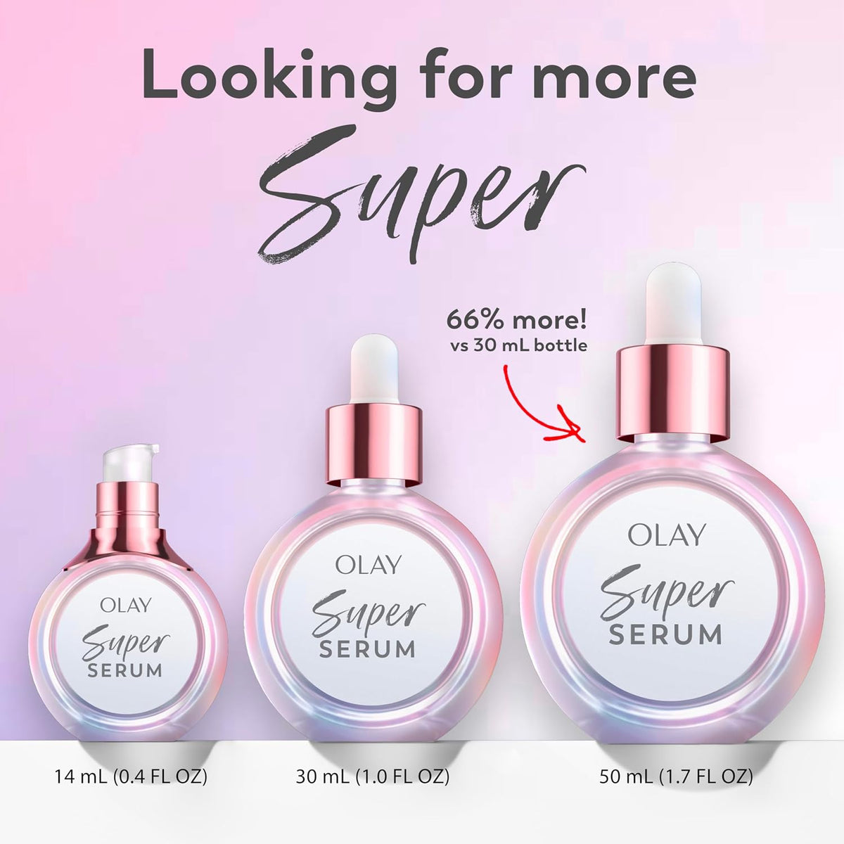 Olay | Super Cream 5-in-1 Face Moisturizer SPF 30 Niacinamide Vitamin C Collagen Peptide Hyaluronic Acid Travel Size — 0.5 fl oz