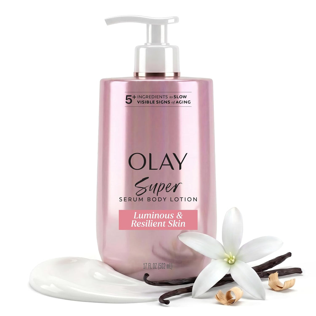 Olay | Body Lotion Super Serum Niacinamide AHA Collagen Peptide Vitamin C Vitamin E — 17 fl oz