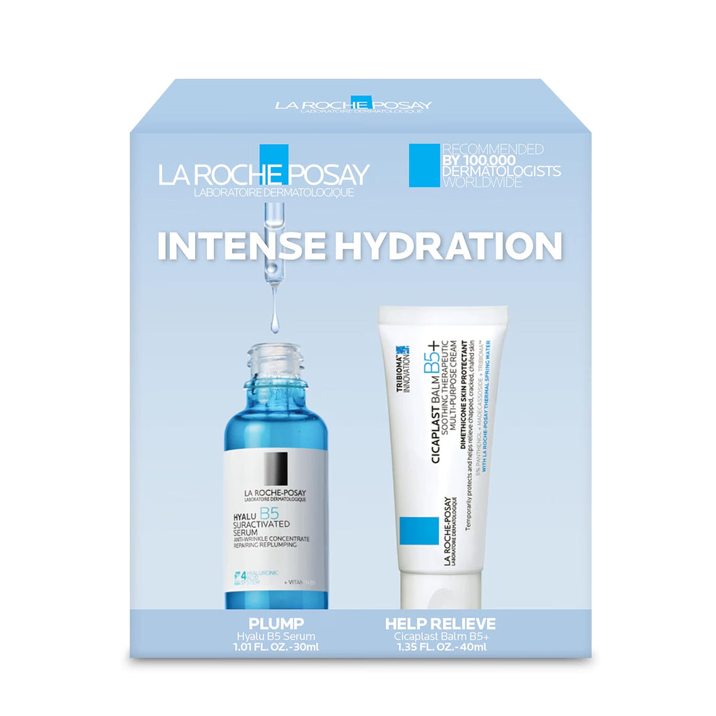 Intense Hydration 2-Piece Skincare Gift Set by La Roche-Posay — Hyalu B5 Serum + Cicaplast Balm B5+