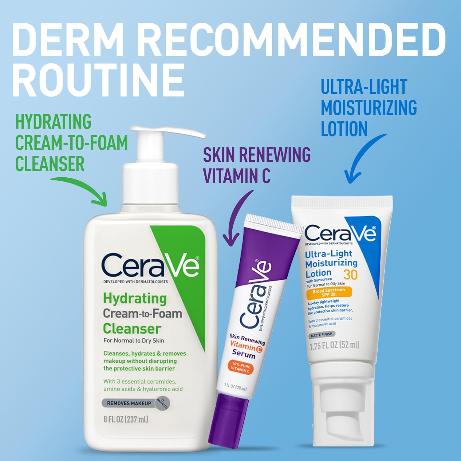 CeraVe Ultra-Light Facial Moisturizing Lotion with SPF 30