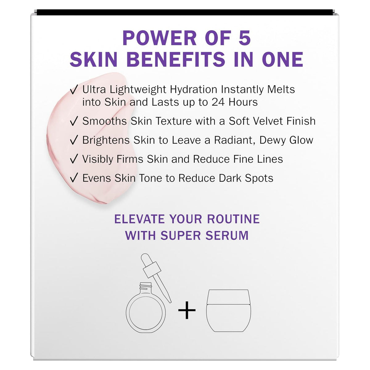 Olay | 5-in-1 Super Moisturizer Face Cream Niacinamide Vitamin C Collagen Peptide Hyaluronic Acid — 1.7 fl oz