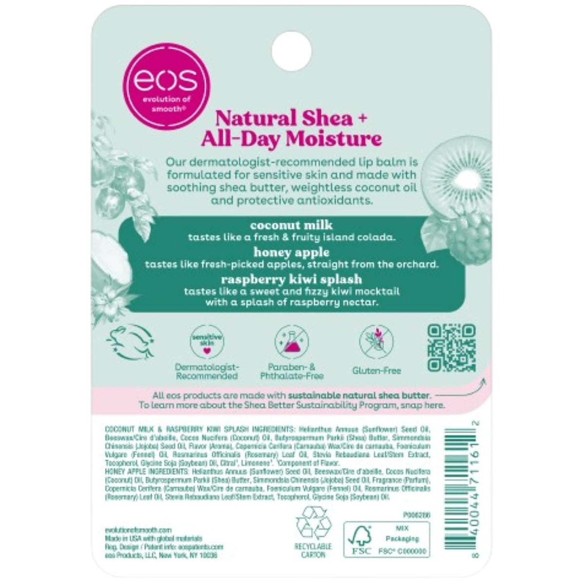 eos | Sweet & Fruity Lip Balm Variety Pack — 3 Pack