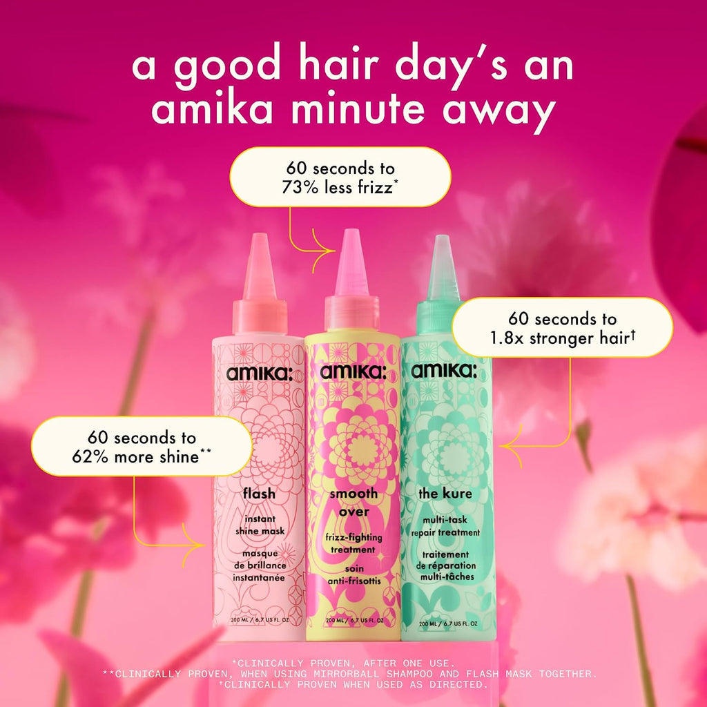 Amika | 60 Second Smoothing Hair Treatment Amber Vanilla