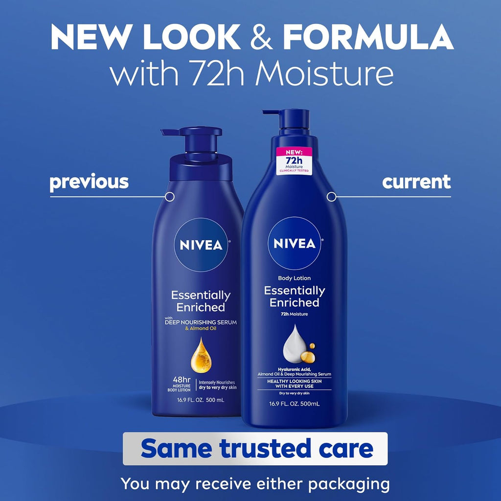 NIVEA Essentially Enriched Body Lotion for Dry to Very Dry Skin