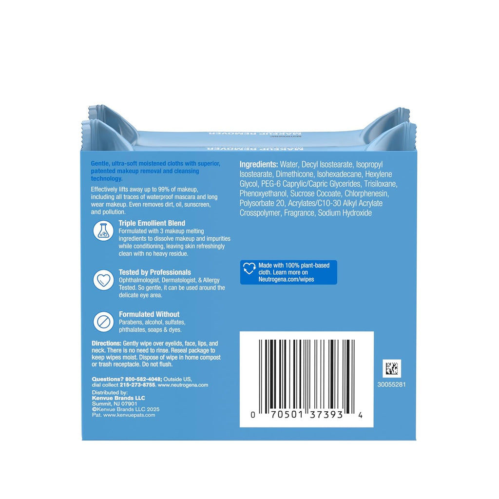 Neutrogena Hydro Boost Micellar Makeup Remover Wipes