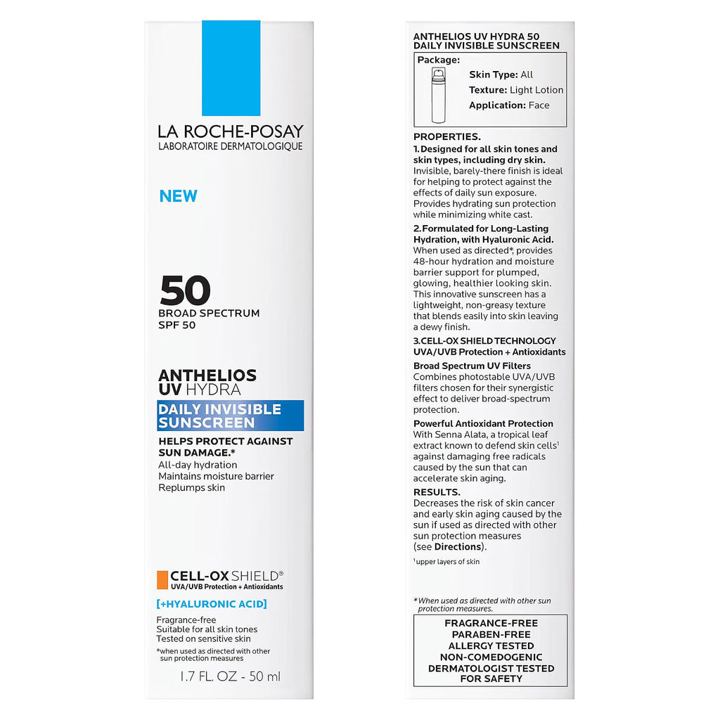 Hyalu B5 Hyaluronic Acid Serum + Anthelios UV Hydra Sunscreen SPF 50 Set by La Roche-Posay — 80ml (2.71 fl oz)