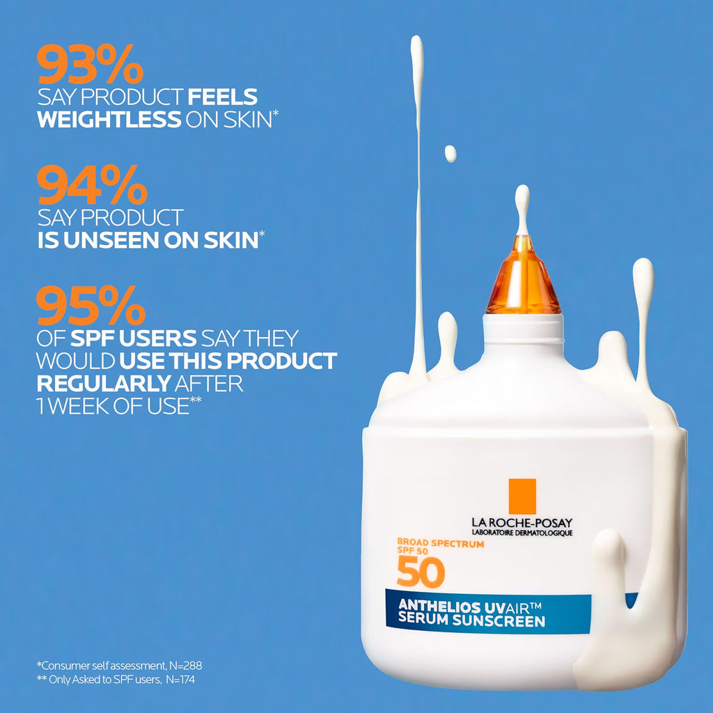 Anthelios UVAir™ Sunscreen Serum SPF 50 by La Roche-Posay — 50ml (1.69 fl oz)