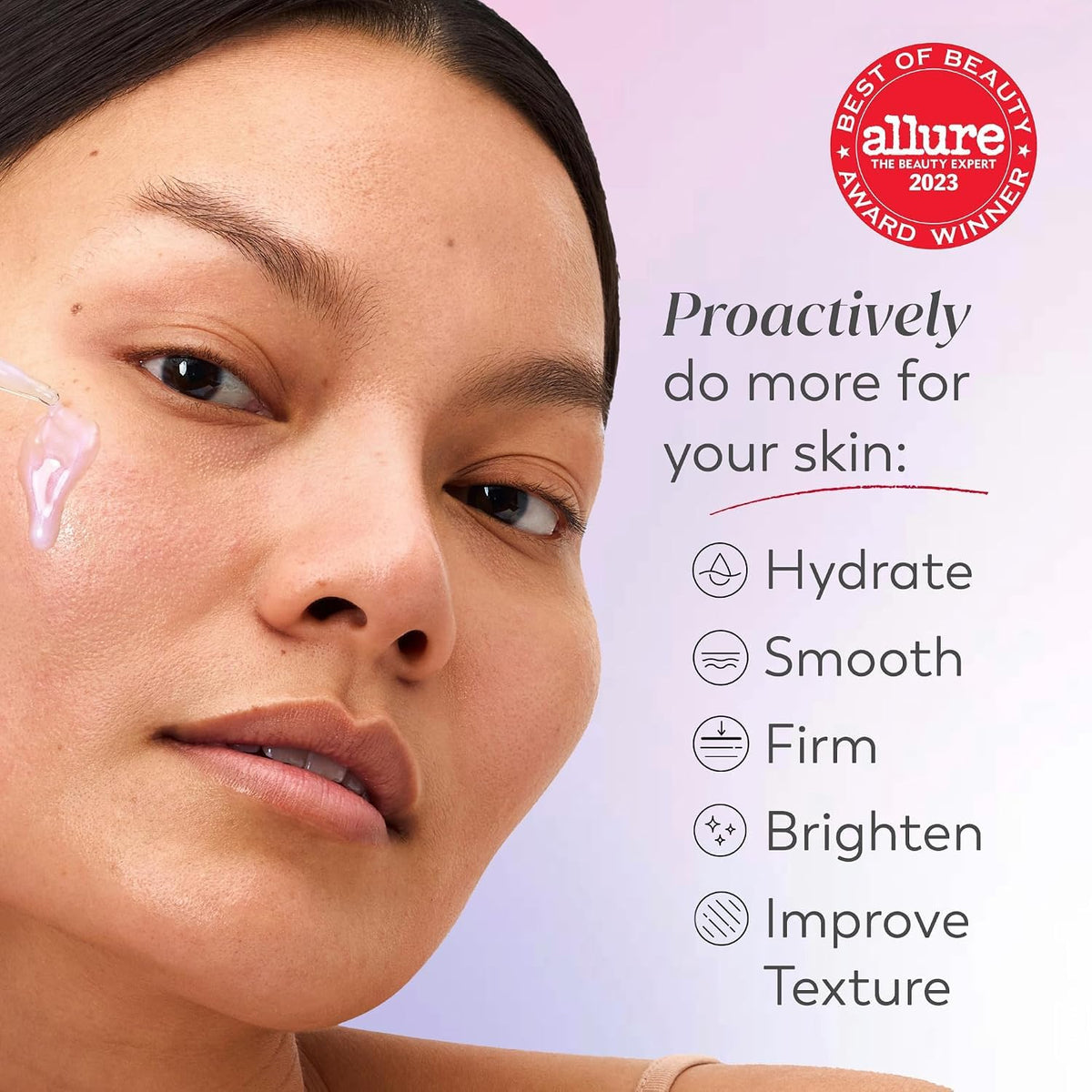 Olay | Super Serum 5-in-1 Daily Face Serum Niacinamide Vitamin C Collagen Peptide AHA Fragrance Free