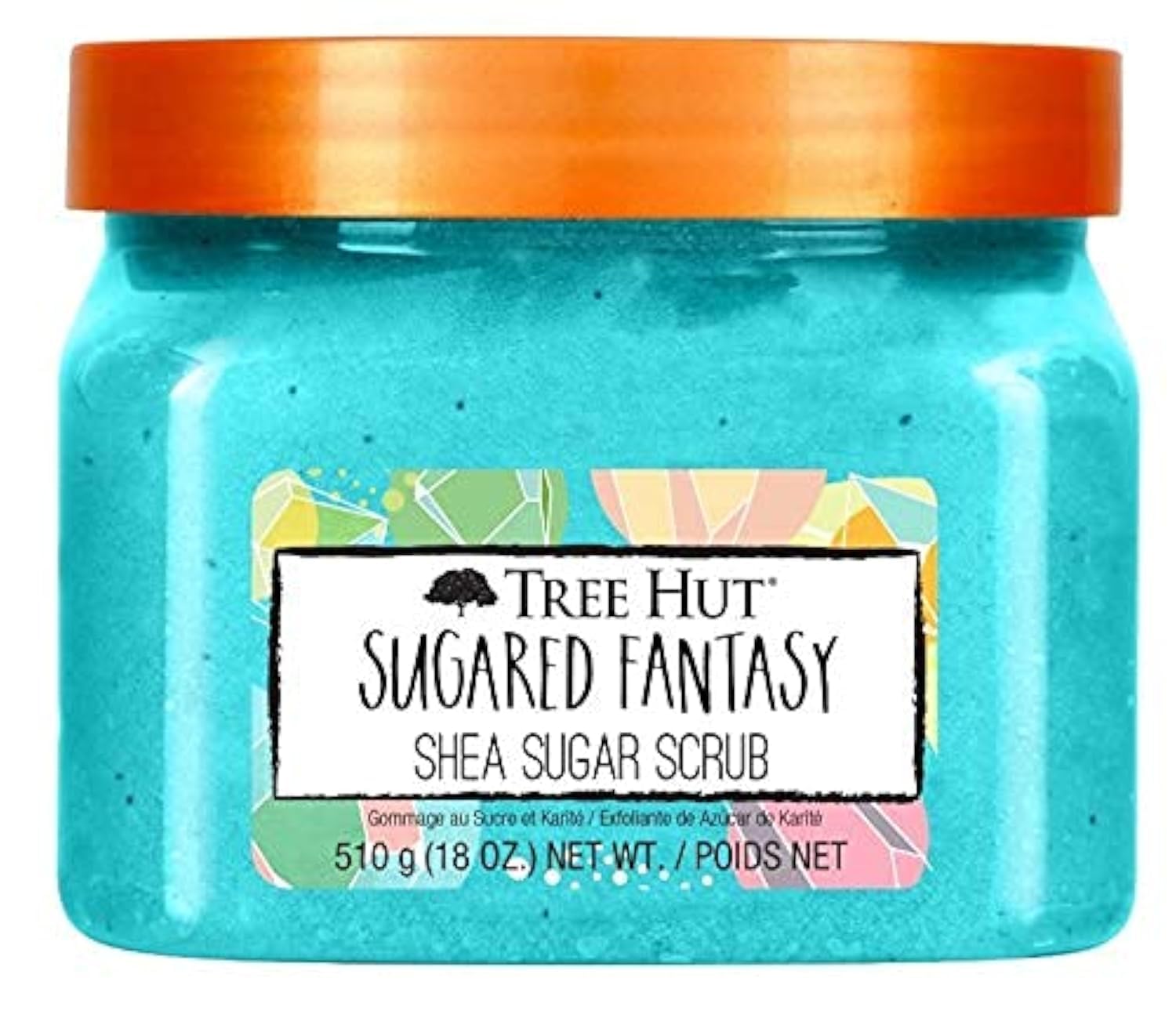 Tree Hut Vanilla Shea Sugar Exfoliating & Hydrating Body Scrub, 18 oz