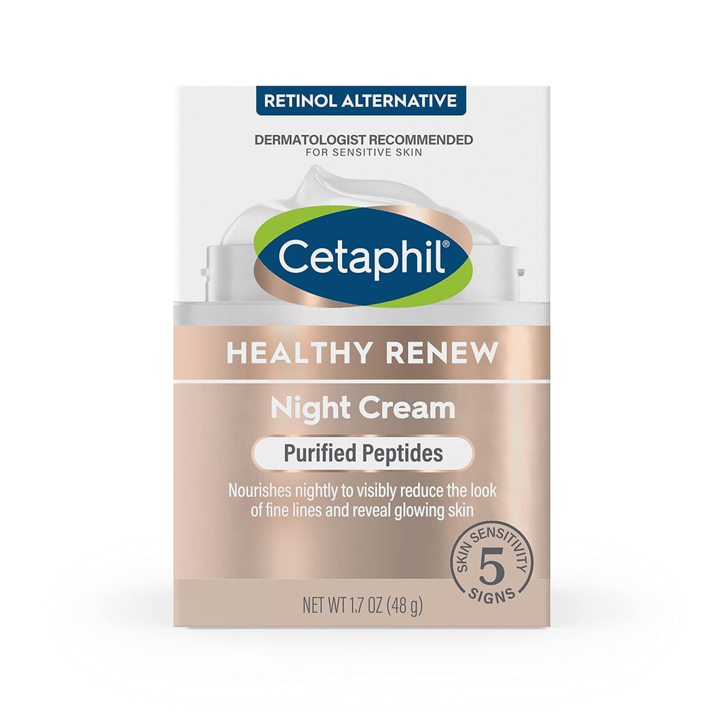 Cetaphil Healthy Renew Night Cream packaging on a white background