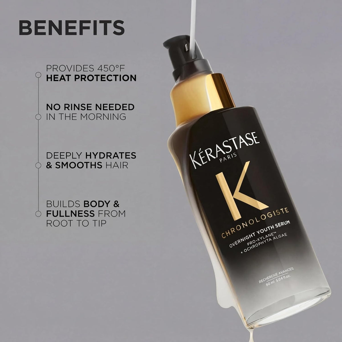 Kérastase | Overnight Hydrating Serum for Aging Hair — 30 ml (1 fl oz)