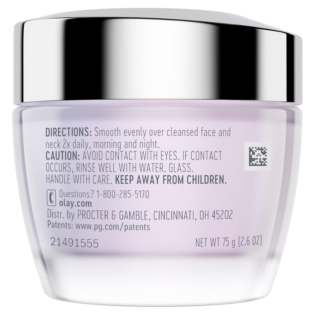 Olay | 5-in-1 Super Moisturizer Face Cream Niacinamide Vitamin C Collagen Peptide Hyaluronic Acid — 2.6 fl oz
