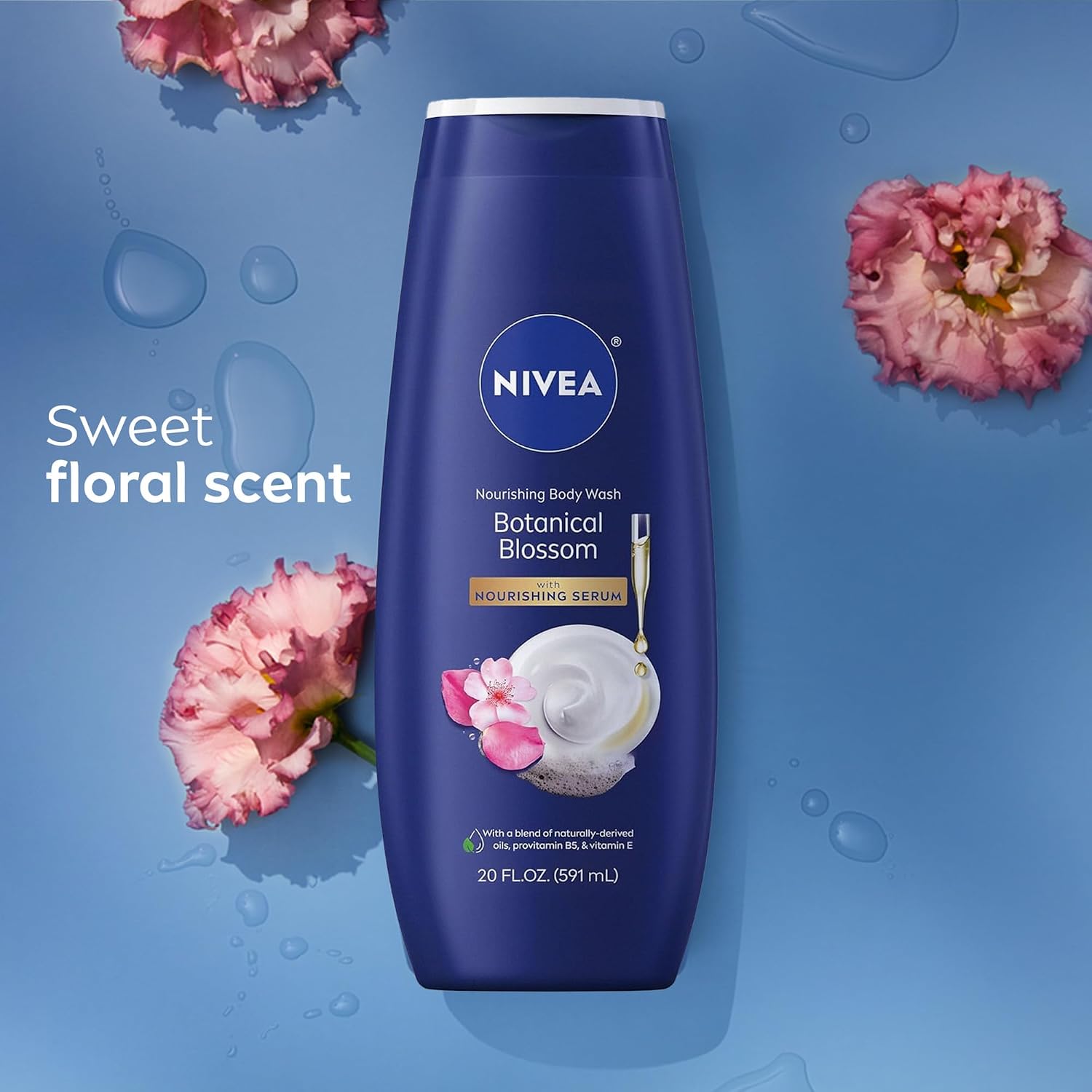NIVEA Nourishing Botanical Blossom Body Wash