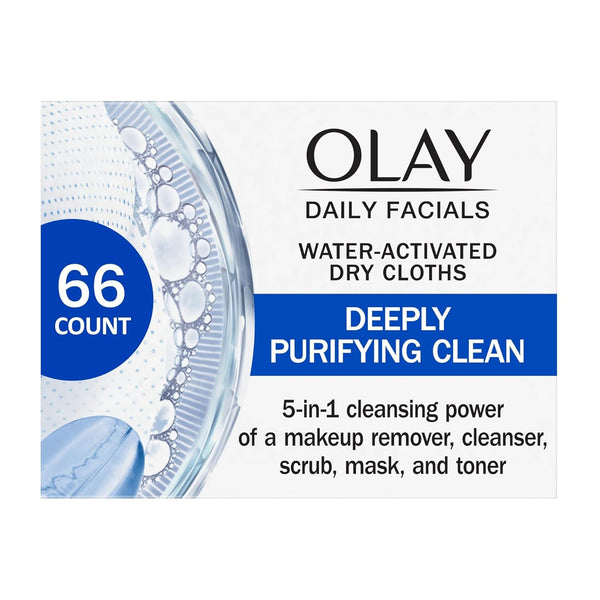 Olay Daily Facials Fragrance-Free Cleansing Wipes (66 ct)