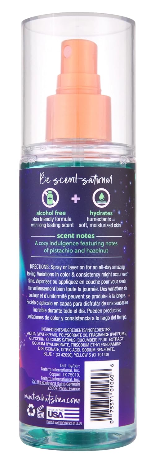 Spray bottle with a label on a white background