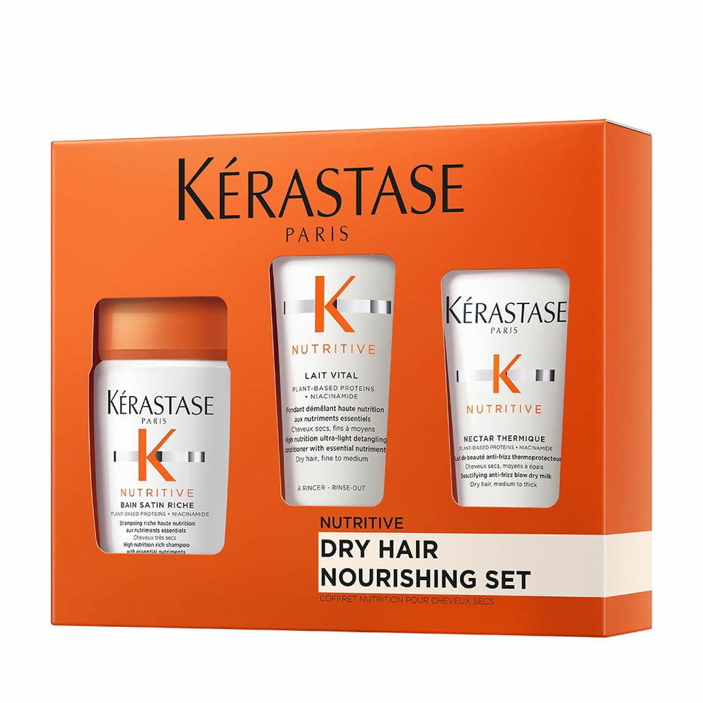 Kérastase | Nutritive Shampoo Conditioner & Heat Protecting Travel Trio