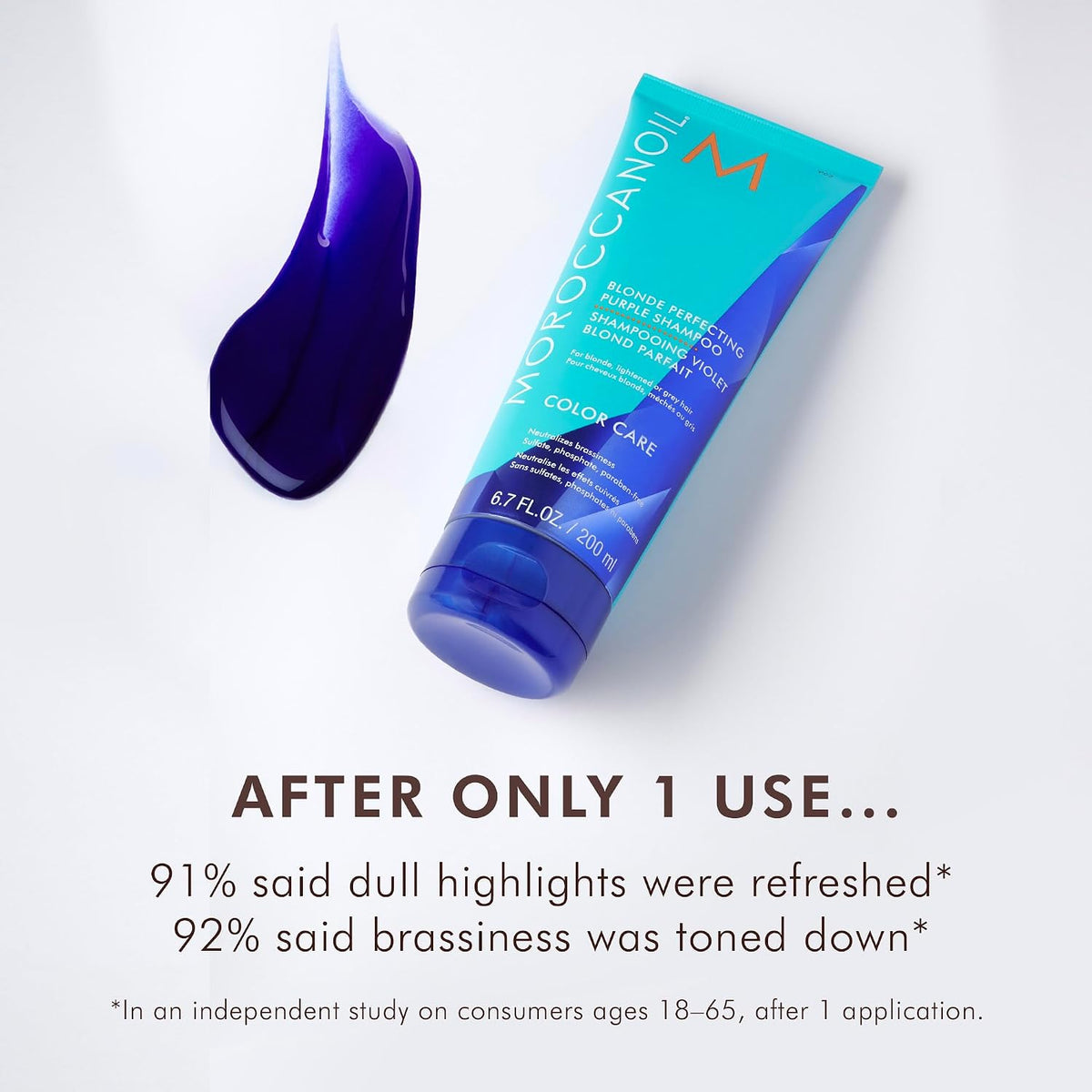 Moroccanoil | Blonde Perfecting Purple Shampoo — 6.7 fl oz