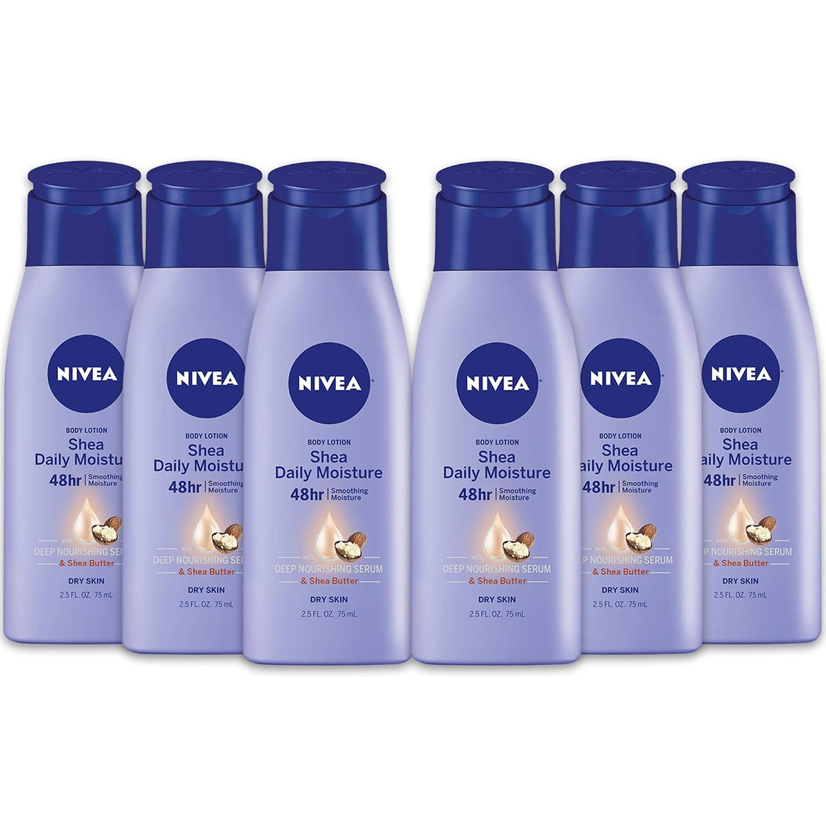 NIVEA Shea Nourish Body Lotion with Hyaluronic Acid
