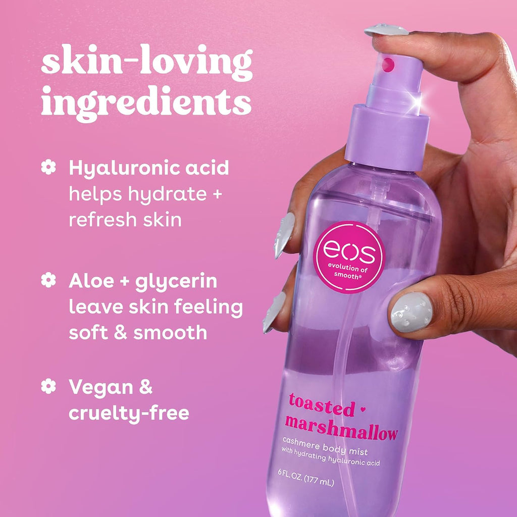 eos | Toasted Marshmallow Body Mist Hyaluronic Acid — 6 fl oz