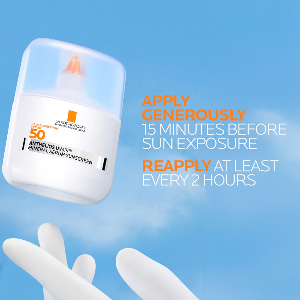 Anthelios UVAir™ Mineral Sunscreen Serum SPF 50 by La Roche-Posay — 50ml (1.7 fl oz)