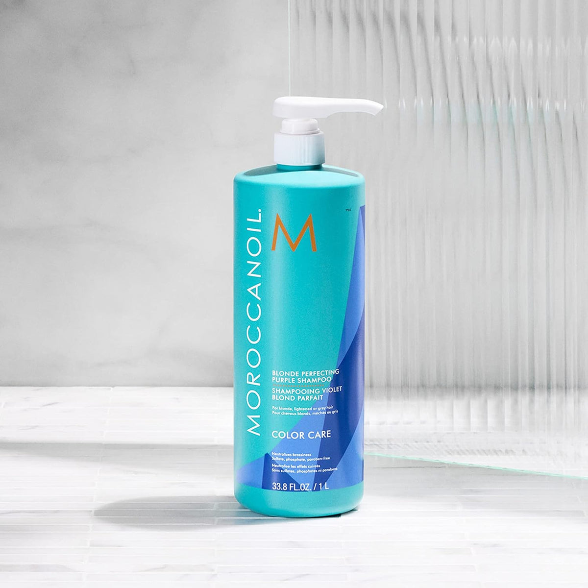 Moroccanoil | Blonde Perfecting Purple Shampoo & Conditioner Bundle — 33.8 fl oz Each