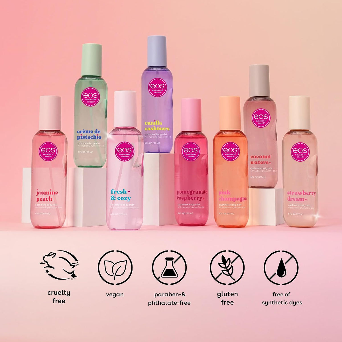 eos | Coconut Waters Body Mist Hyaluronic Acid