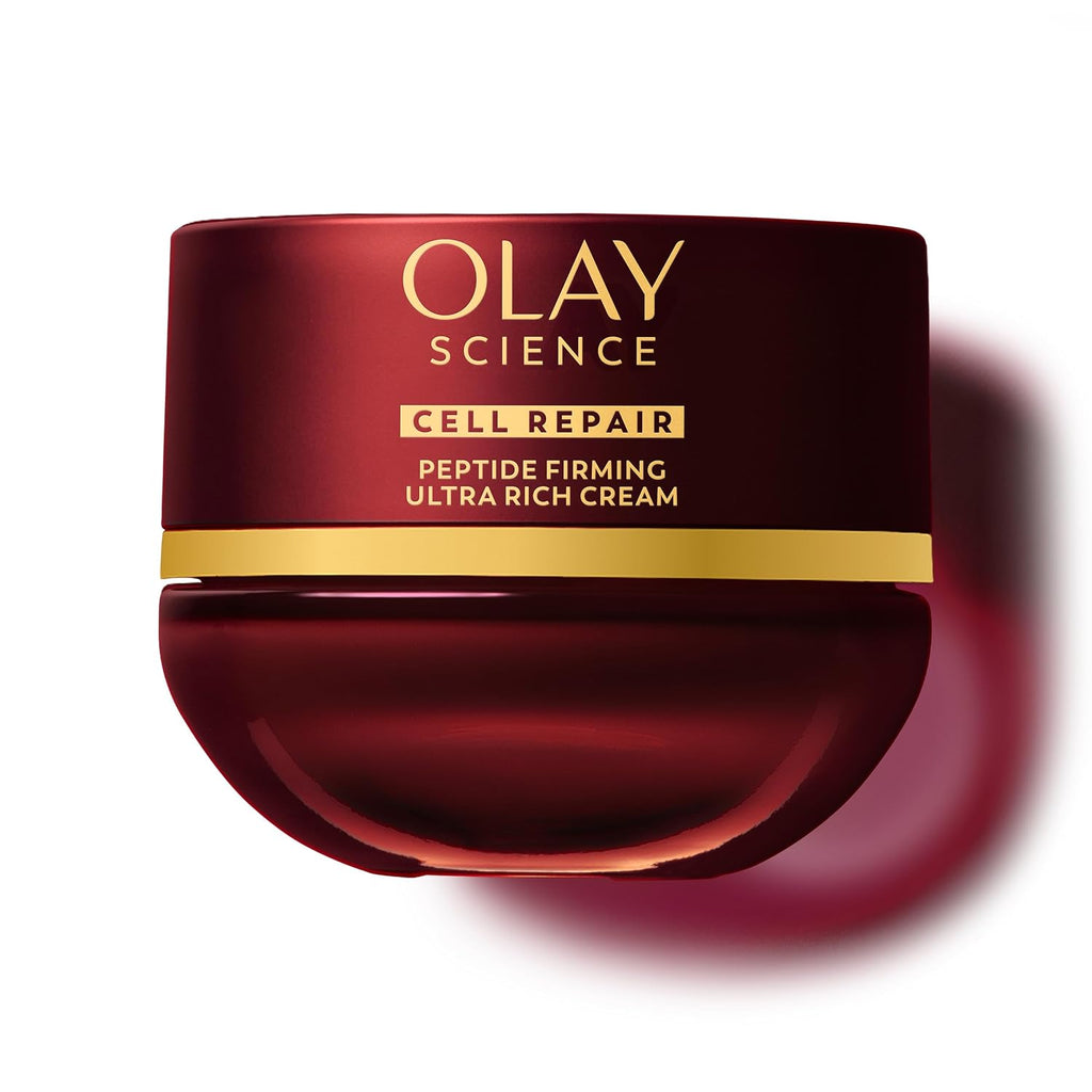 Olay Science Cell Repair cream jar on a white background