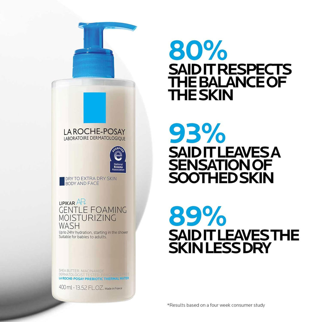 Lipikar Wash AP+ Moisturizing Body & Face Wash by La Roche-Posay — 13.5 fl oz