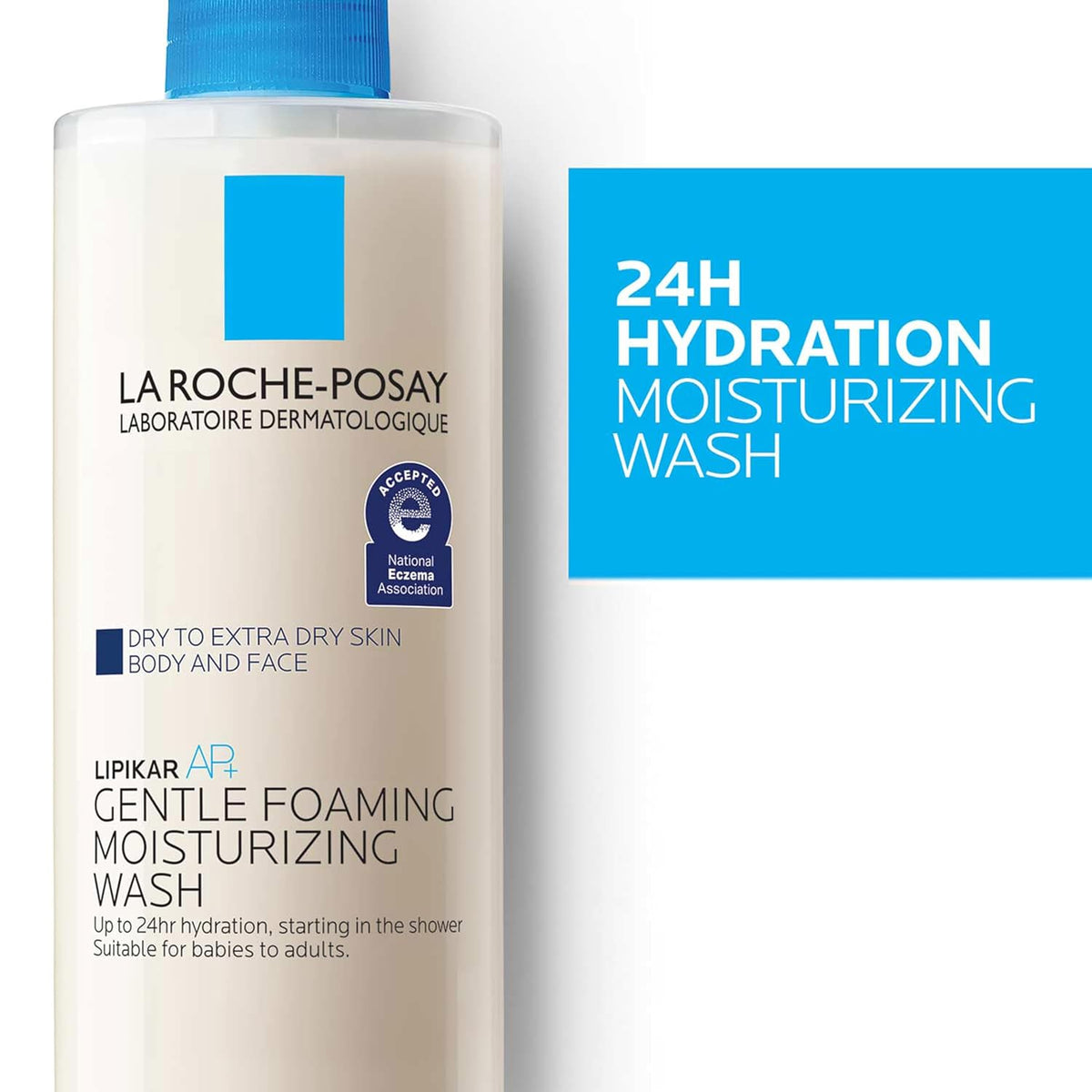 Lipikar Wash AP+ Moisturizing Body & Face Wash by La Roche-Posay — 13.5 fl oz