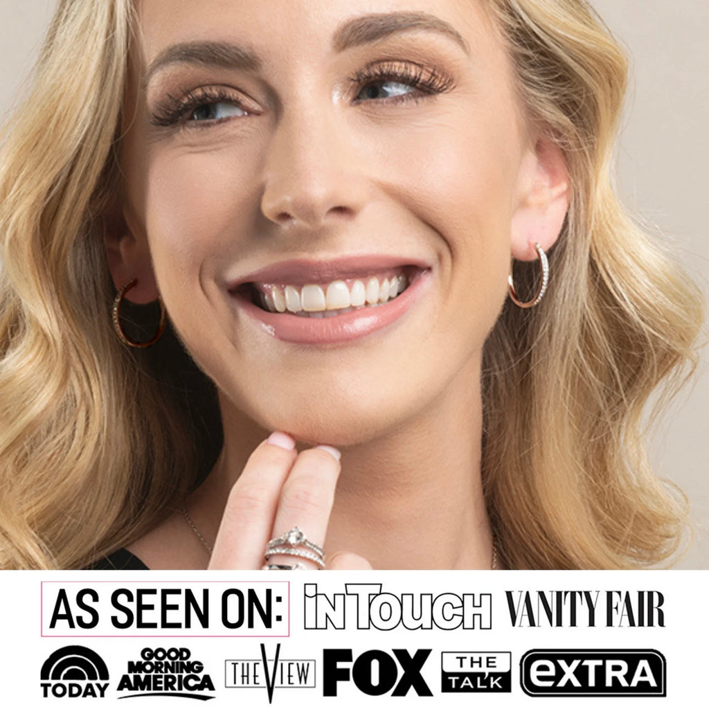 ZEHD® 18k Gold-Plated 15mm Hoop Earrings with Simulated Diamond Crystals, Stylish Hypoallergenic Jewelry for Women, Giftable Accessory for Her on Christmas, Birthday, and Anniversary