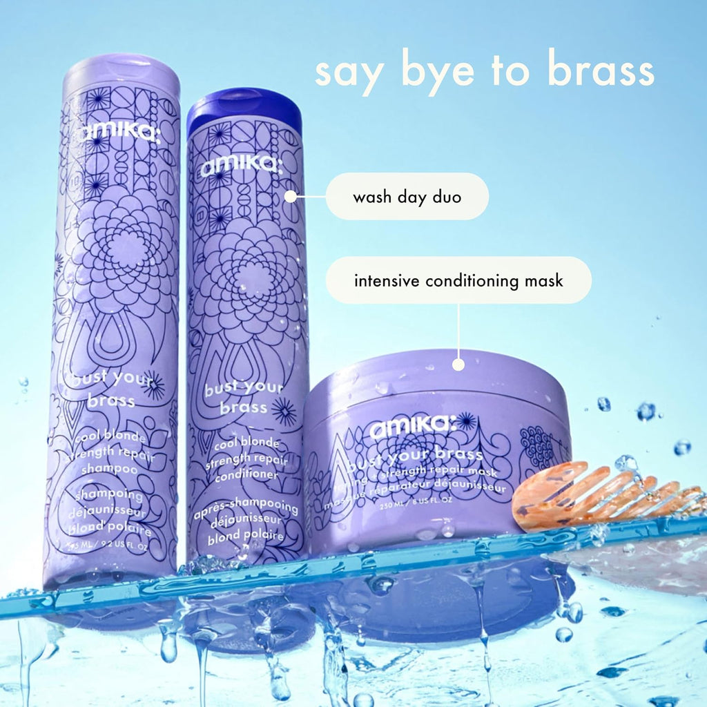 Amika | Purple Toning Strengthening Conditioner for Blonde & Color Treated Hair