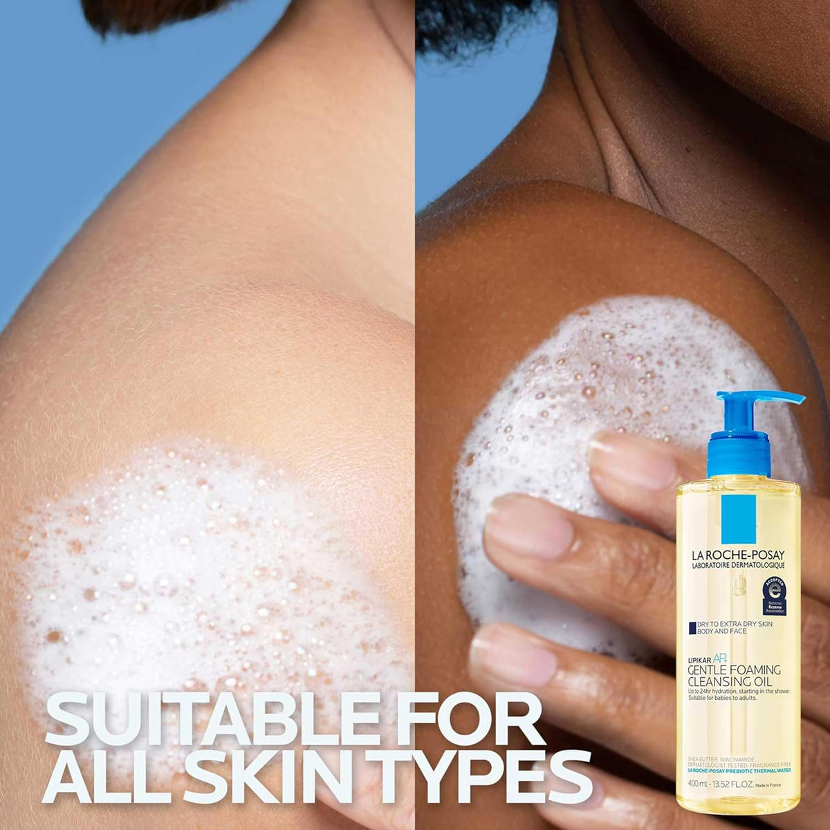 Lipikar AP+ Gentle Foaming Cleansing Oil by La Roche-Posay — 13.52 fl oz