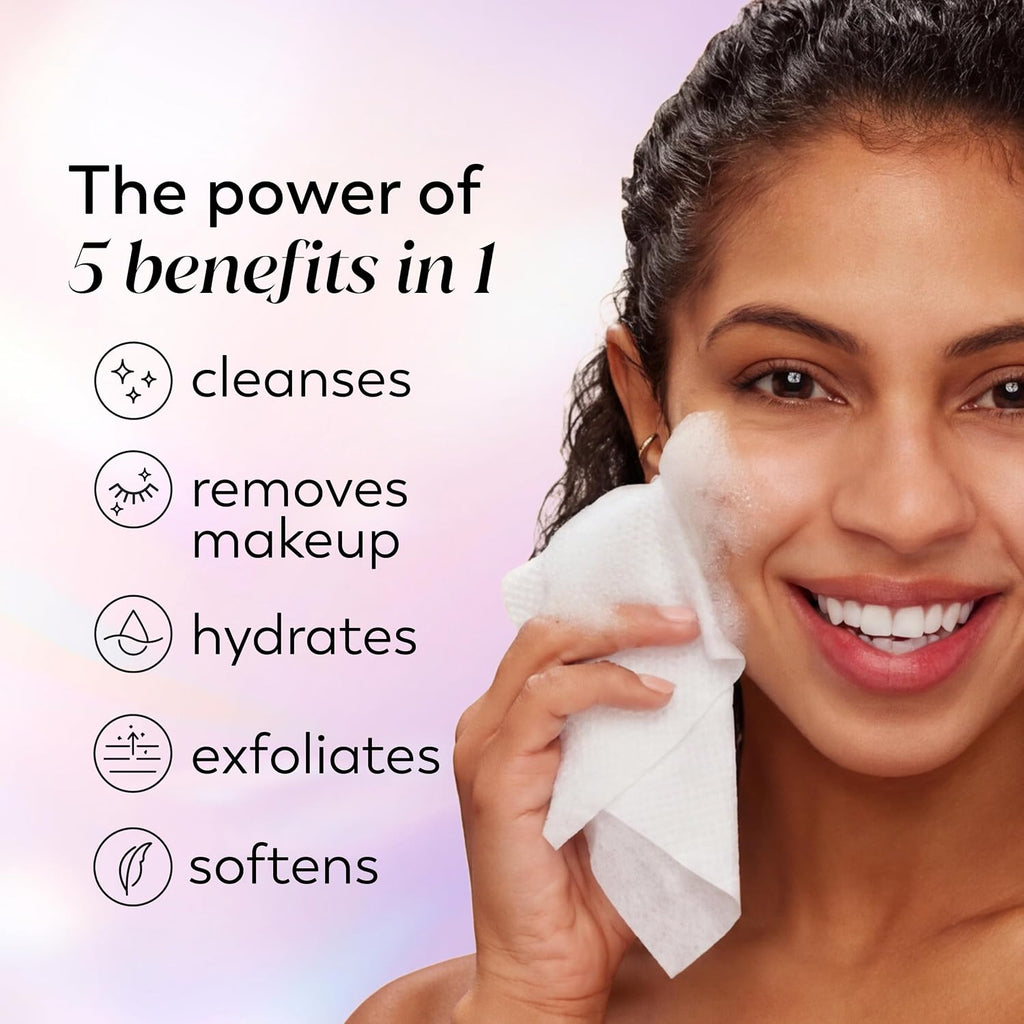 Olay | Super Cleansing Cloths 5-in-1 Water Activated Dry Cloths Fragrance Free — 99 Count