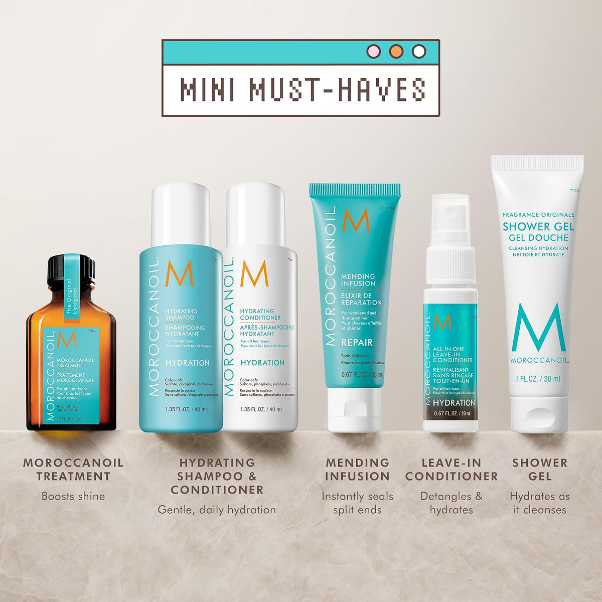 Moroccanoil | Argan Oil Infused Hydrating Mini Set