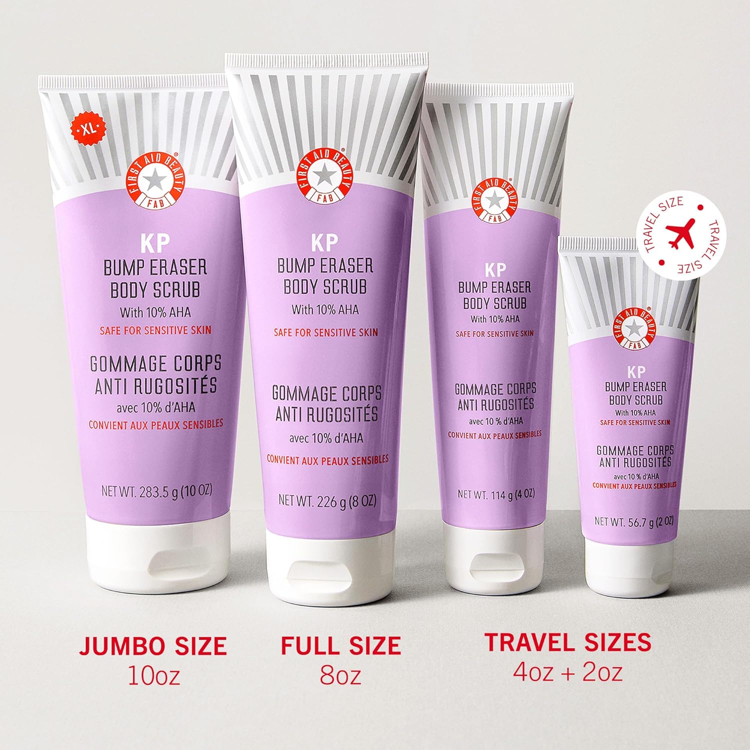 KP Bump Eraser AHA Body Scrub (10% AHA) – 10 oz | First Aid Beauty