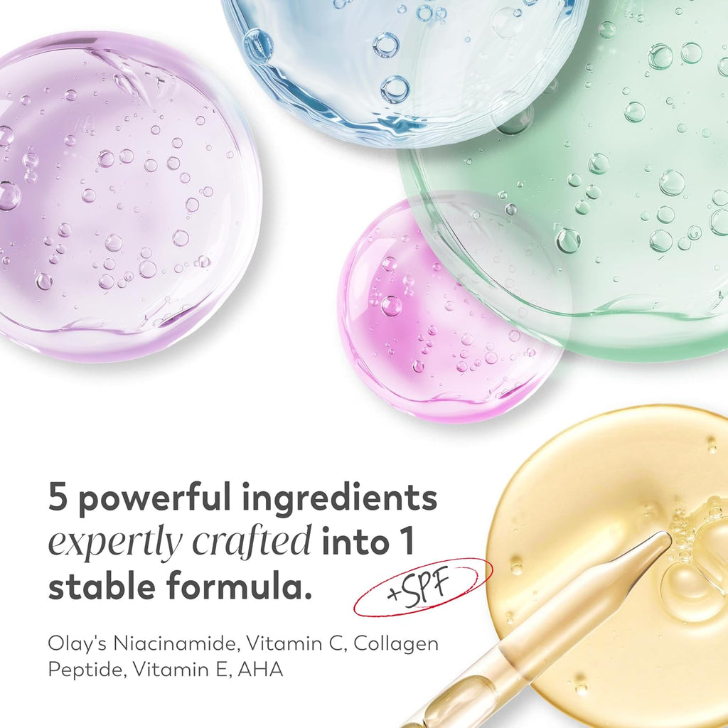 Olay | Super Cream 5-in-1 Face Moisturizer SPF 30 Niacinamide Vitamin C Collagen Peptide Hyaluronic Acid Travel Size — 0.5 fl oz