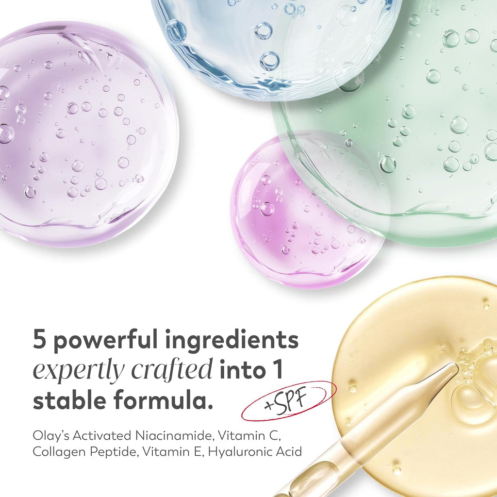 Olay | Super Cream 5-in-1 Face Moisturizer SPF 30 Niacinamide Vitamin C Collagen Peptide Hyaluronic Acid — 1.7 fl oz